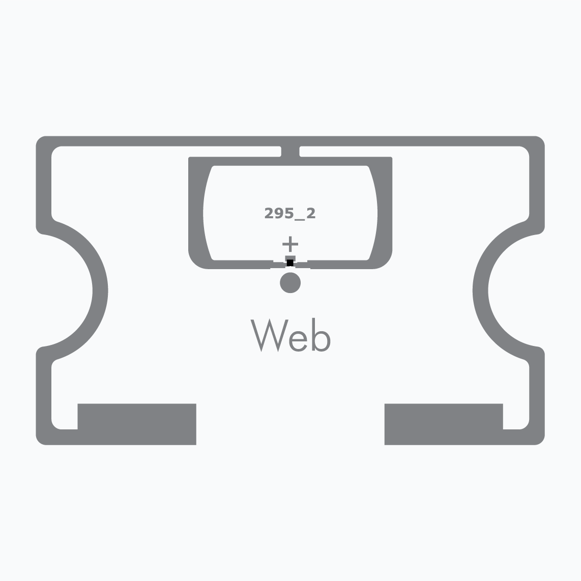 UHF RFIDインレイ: Web, UCODE G2iL